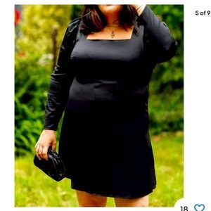 🌸Danielle Bernstein black long sleeve size 20W dress